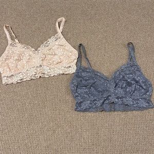 Two Aerie Bralettes- size large